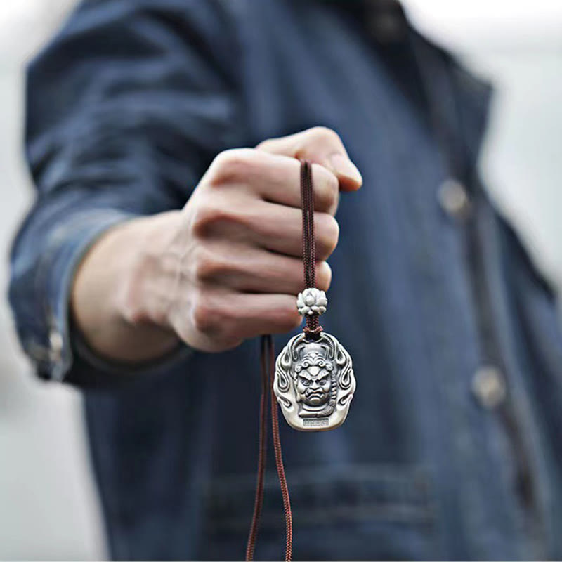 Buddha Stones Chinese Zodiac Natal Buddha Om Mani Padme Hum Lotus Compassion Necklace Pendant - image 16