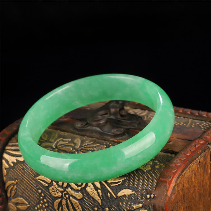 Buddha Stones Jade Healing Abundance Protection Bracelet Bangle - image 3