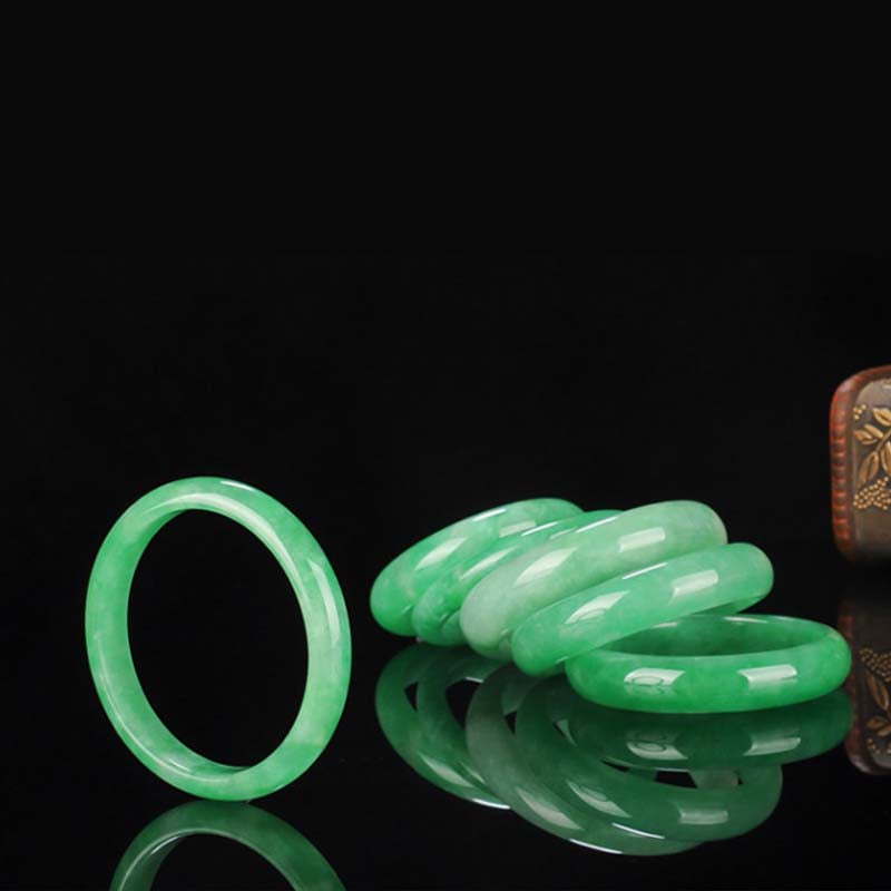 Buddha Stones Jade Healing Abundance Protection Bracelet Bangle - image 8
