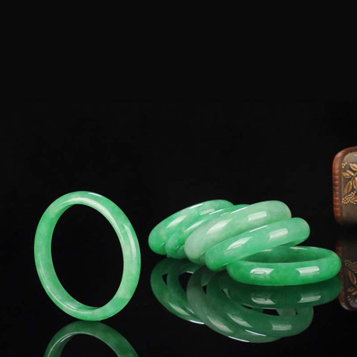 Buddha Stones Jade Healing Abundance Protection Bracelet Bangle - image 8