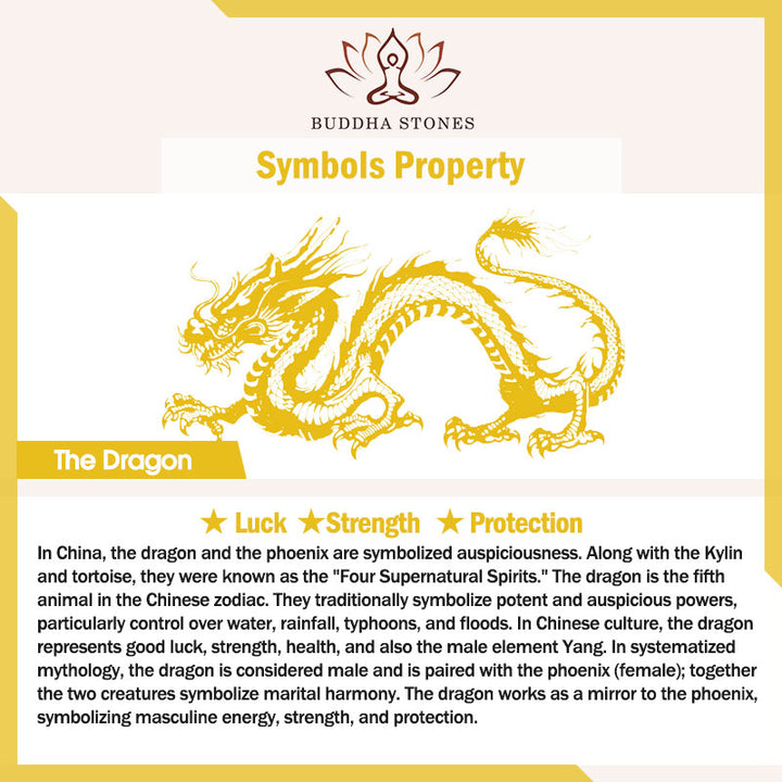 Buddha Stones Soul Cleansing Black Obsidian Phoenix Dragon Bracelet - image 7