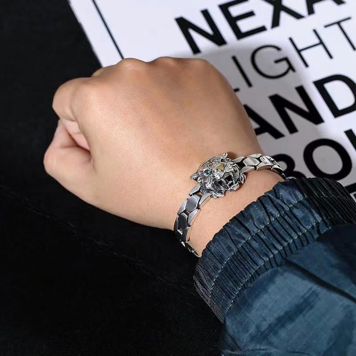 Buddha Stones Tiger Head Design Healing Bracelet - image 7