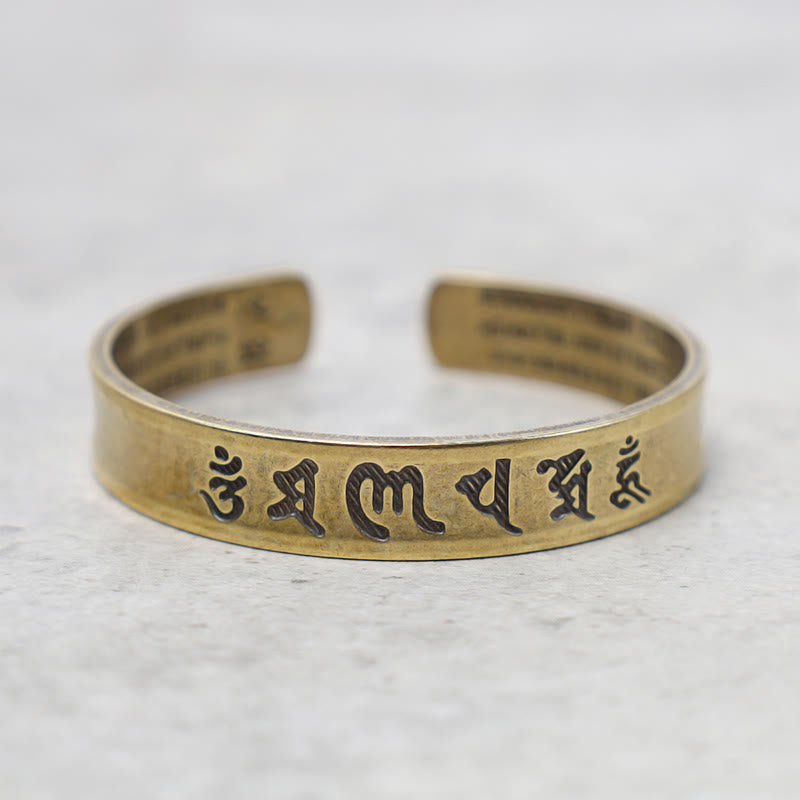 Buddha Stones Tibetan Buddha Mantra Bracelet - image 0