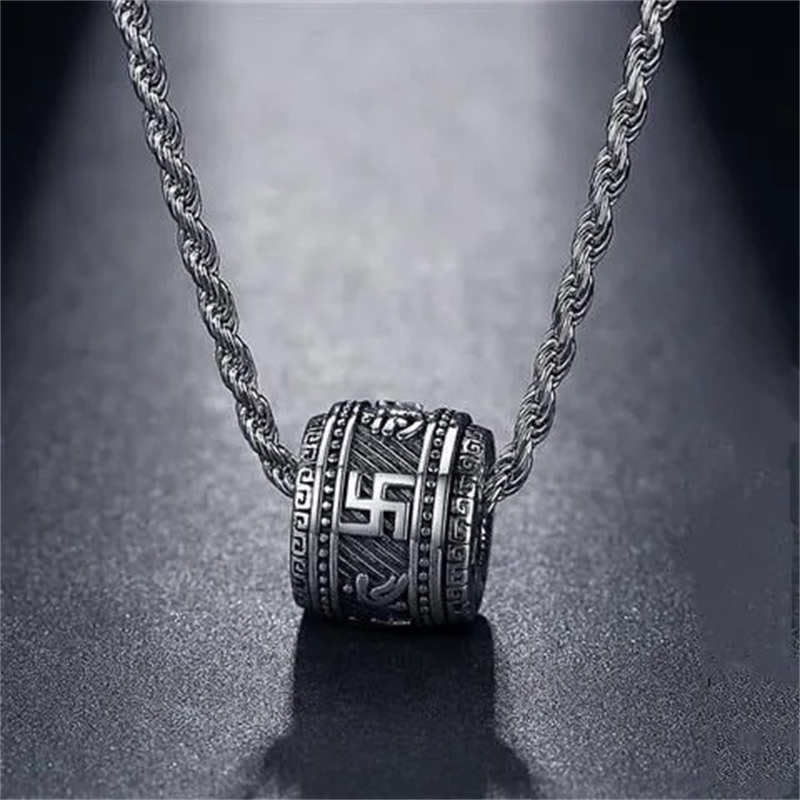 Buddha Stones Tibet Om Mani Padme Hum Protection Necklace Pendant - image 2
