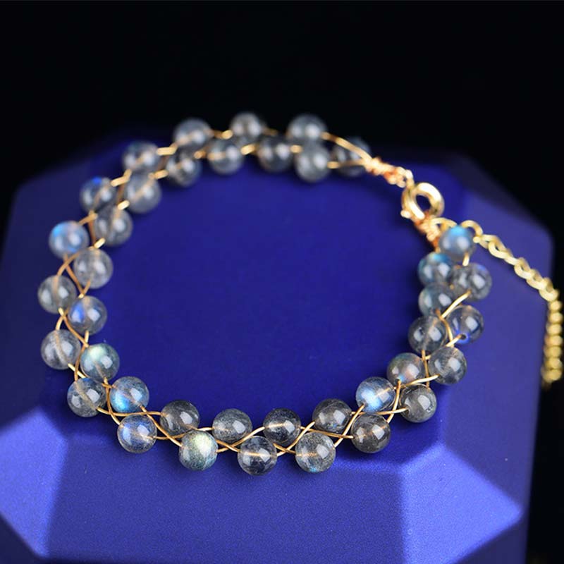 Buddha Stones Natural Moonstone Love Blessing Bracelet - image 2