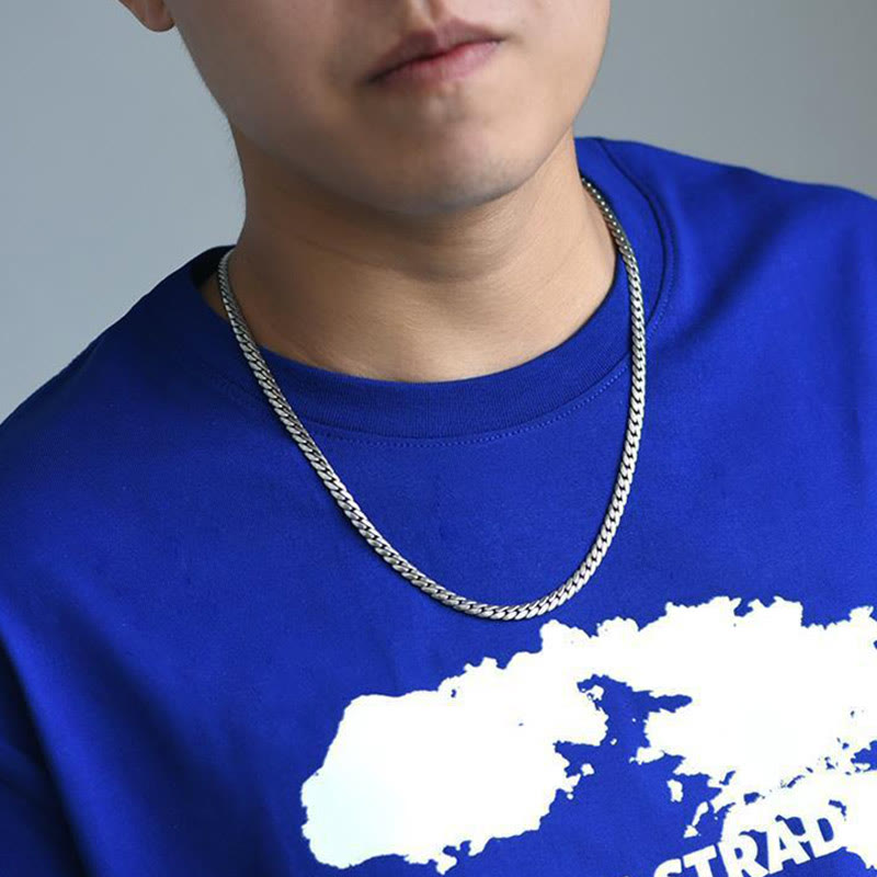 Buddha Stones Double Dorje Vajra Strength Punk Copper Chain Bracelet Necklace - image 22