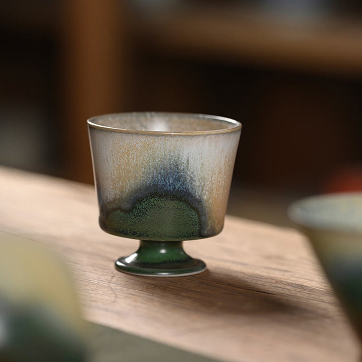 Buddha Stones Vintage Furnace Transmutation Kiln Porcelain Teacup Kung Fu Tea Cup - image 12