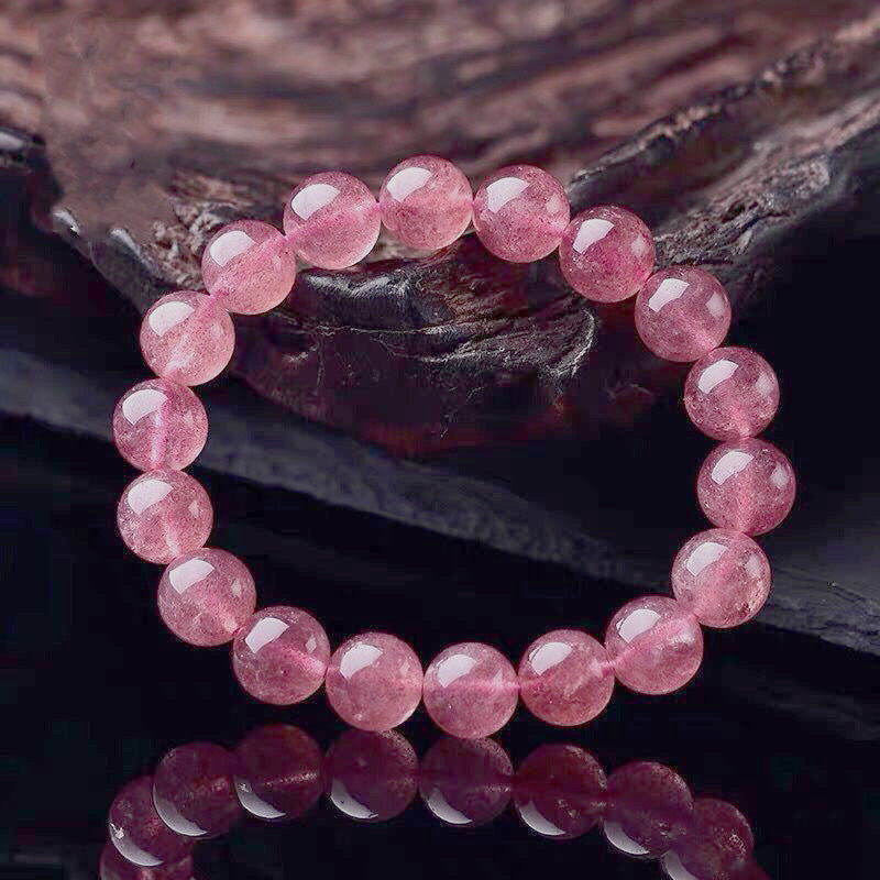 Buddha Stones Natural Rose Quartz Love Caring Bracelet - image 1