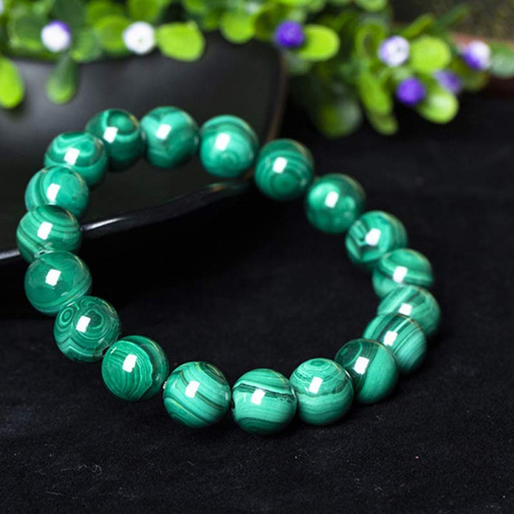 Buddha Stones Natural Malachite Protection Calmness Bracelet - image 11