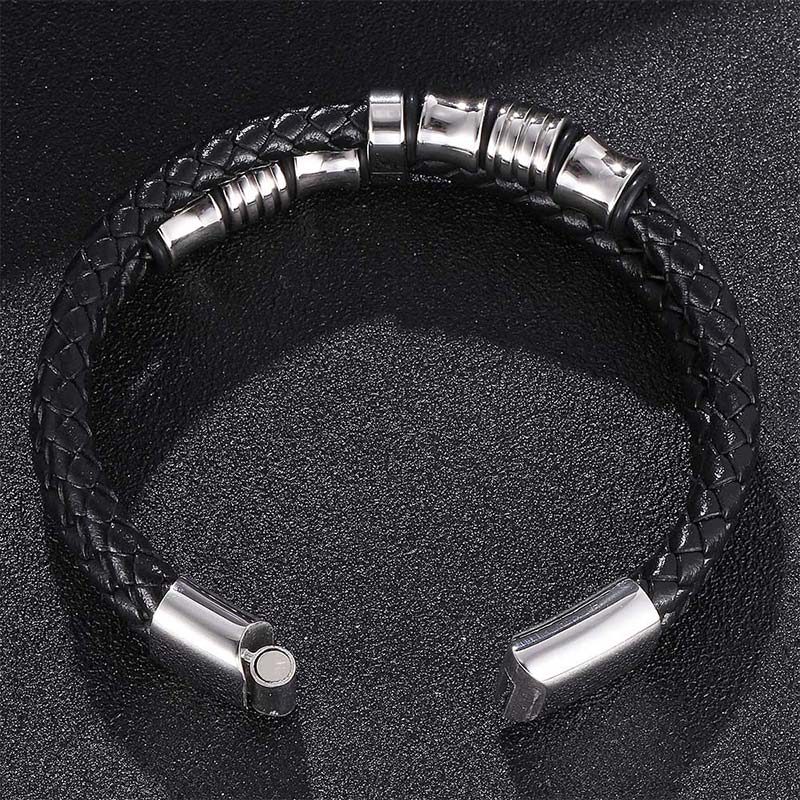 Buddha Stones Layered Leather Weave Fortune Bracelet - image 15