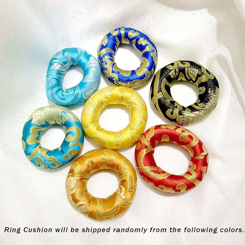 Buddha Stones Tibetan Meditation Sound Bowl Handcrafted for Healing and Mindfulness Support Protection Singing Bowl Set - image 15