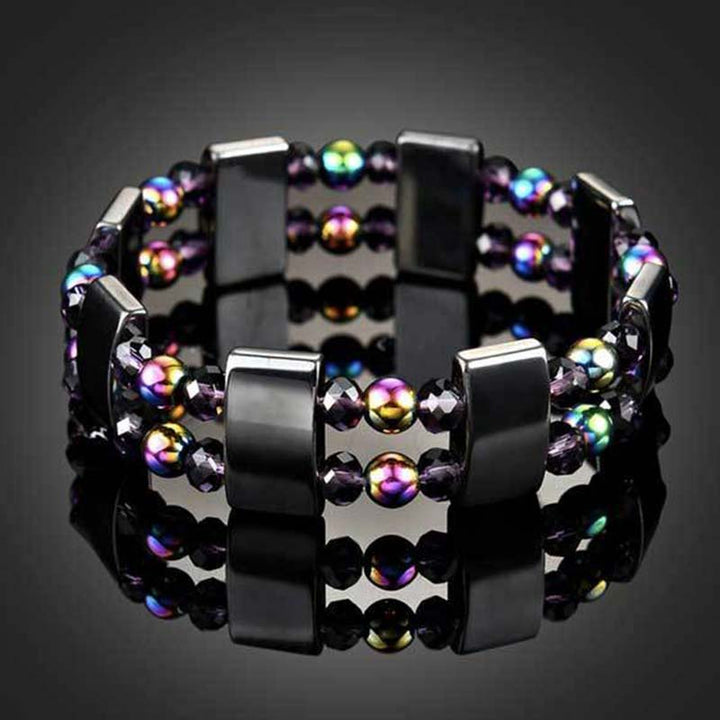 Buddha Stones Rainbow Hematite Wellness Bracelet - 2 - image 4