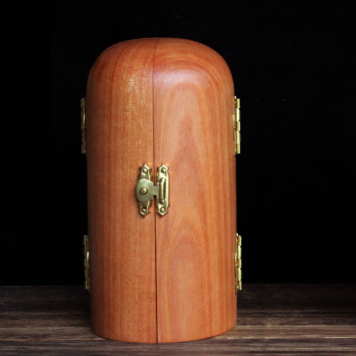 Avalokitesvara Kwan Yin Buddha Cherry Wood Compassion Home Decoration Altar - image 2