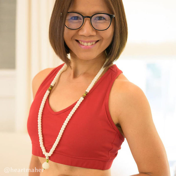 Buddha Stones White Jade Bodhi Lotus Mala Harmony Necklace Bracelet - image 8