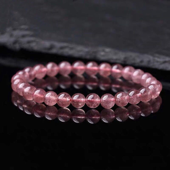 Buddha Stones Natural Rose Quartz Love Caring Bracelet - image 2