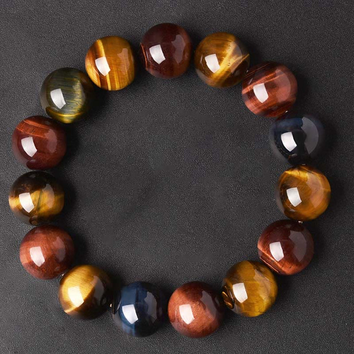 Buddha Stones Natural Tiger Eye Positive Protection Bracelet - image 2