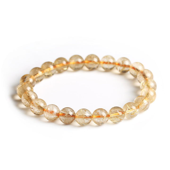 Buddha Stones Natural Citrine Blessing Protection Bracelet - image 6