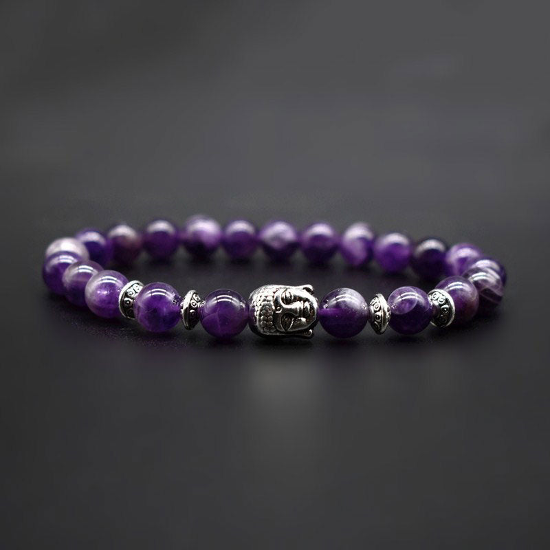 Buddha Stones Amethyst Love Healing Bracelet - image 3