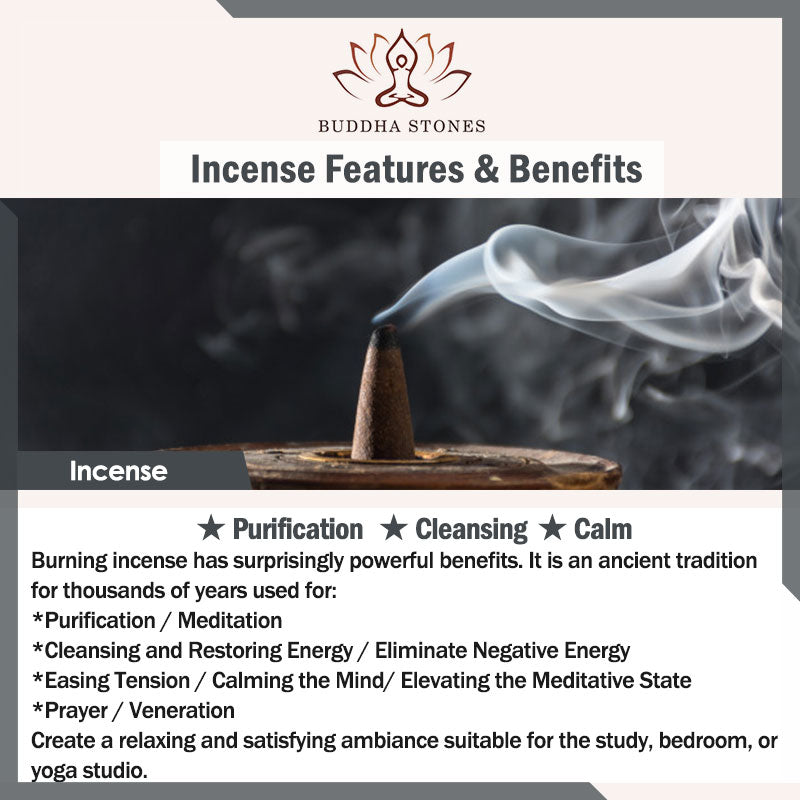 Buddha Stones Mixed Floral Aroma Sandalwood Backflow Incense 50 Cones Pack - image 7