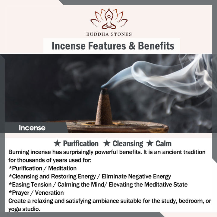 Buddha Stones Mixed Floral Aroma Sandalwood Backflow Incense 50 Cones Pack - image 7