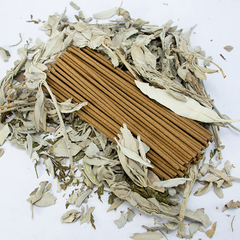 Buddha Stones White Sage Incense Purify Healing Meditation California Sage Incense Sticks - image 2