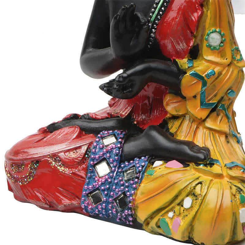 Buddha Stones Thai Buddha Serenity Resin Statue Decoration - image 13