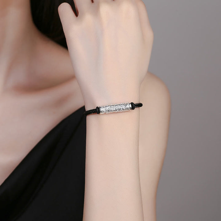 Buddha Stones Tibet Handmade Tai Sui Rope Protection Strength Braided Bracelet - image 7