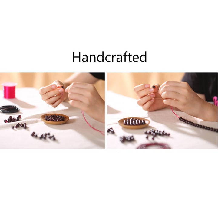 Buddha Stones Natural Hetian Jade Peace Buckle Pearl Luck Handcrafted Braided Bracelet - image 11