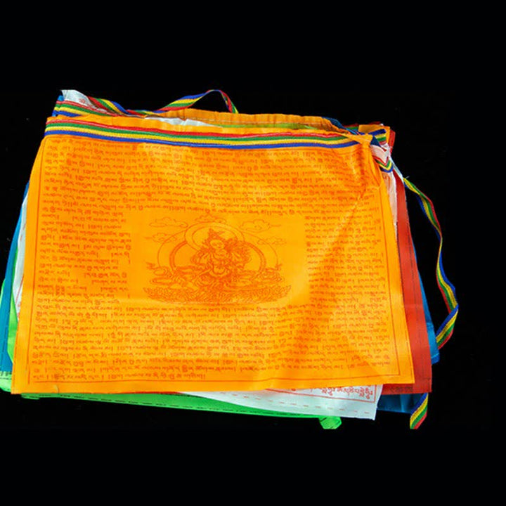 Tibetan 5 Colors Windhorse Blessing Outdoor 20 Pcs Prayer Flag - image 8