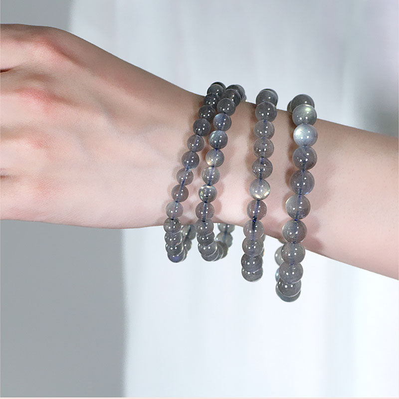 Buddha Stones Natural Moonstone Calm Positive Bracelet - image 4