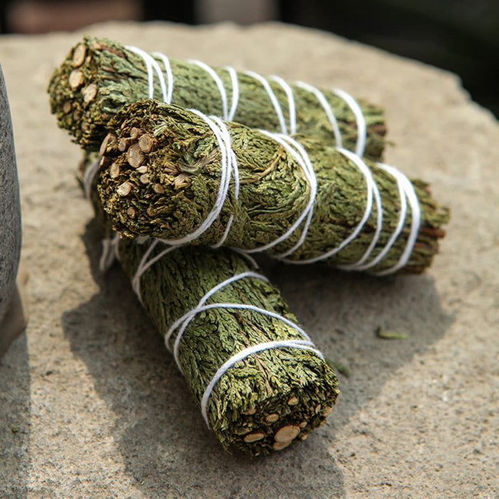 Buddha Stones Cedar Smudge Stick for Home Cleansing Incense Meditation and Rituals Cedar Sticks Incense Wands - image 6