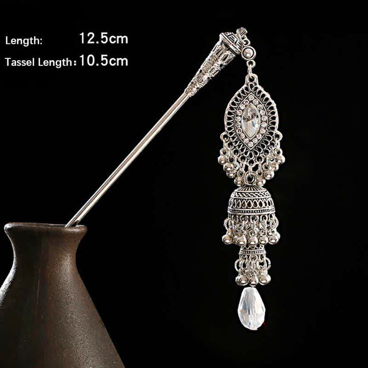 Water Drop Lily of the Valley Flowers Tassels Confidence Hairpin - image 22