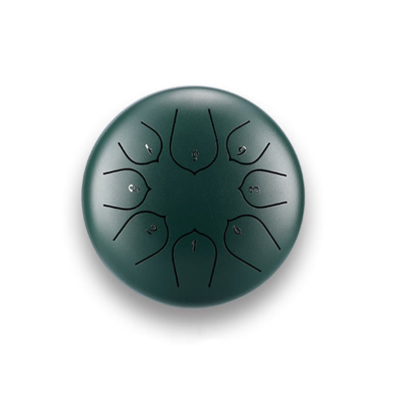 Buddha Stones Steel Tongue Drum Sound Healing Meditation Lotus Pattern Drum Kit 8 Note 6 Inch Percussion Instrument - image 15
