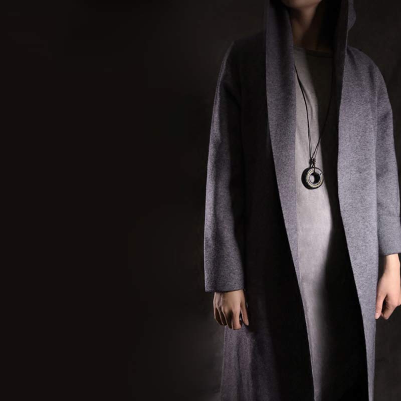 Buddha Stones Zen Circle Ebony Wood Peace Calm Necklace Pendant - image 6