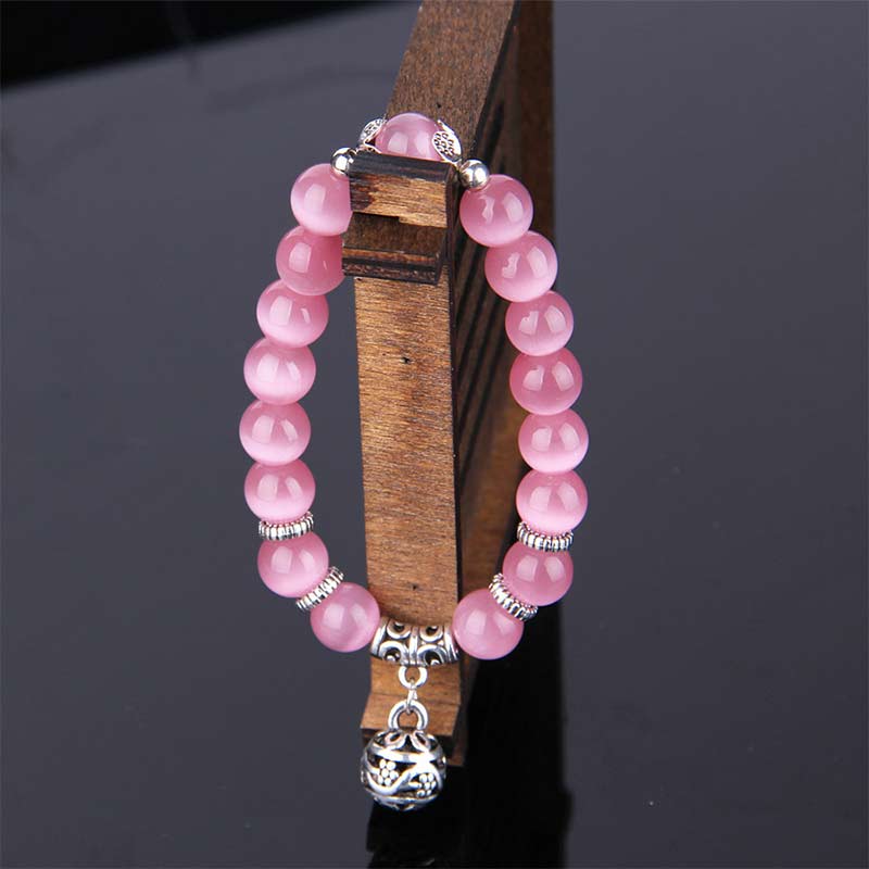 Buddha Stones Tibetan Cat Eye Lucky Bracelet - image 14