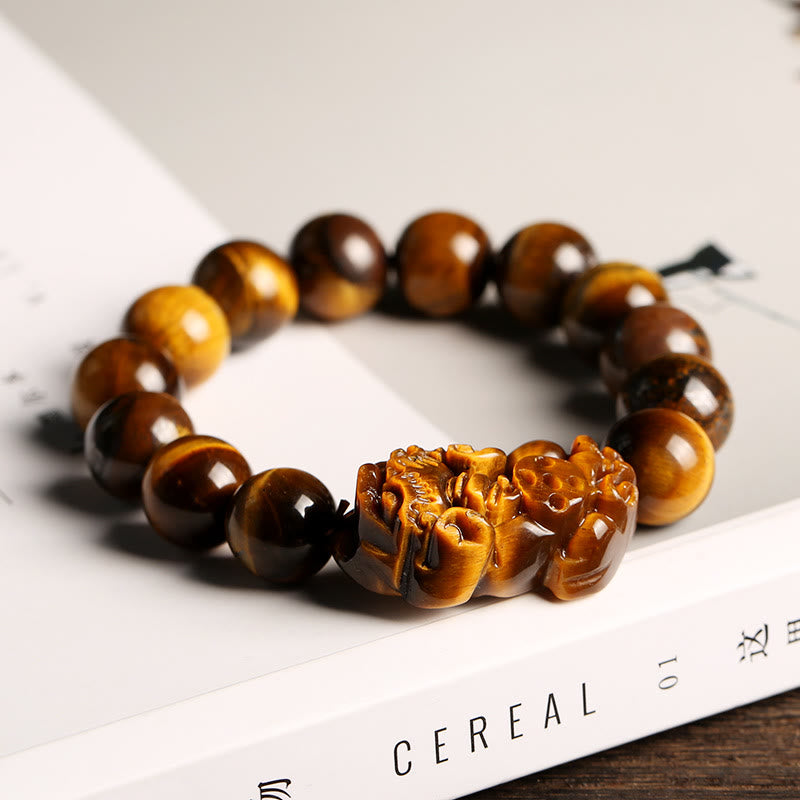 Buddha Stones Natural Tiger Eye Wealth Bracelet - image 1