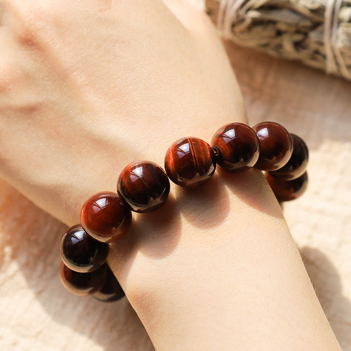 Buddha Stones Natural Tiger Eye Healing Bead Bracelet - image 7