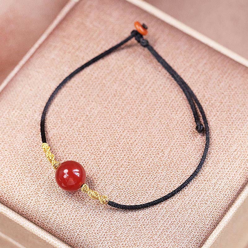 Buddha Stones Natural Red Agate Chalcedony Self-acceptance Confidence String Bead Bracelet Necklace Pendant - 10mm Red Agate Bracelet - image 5