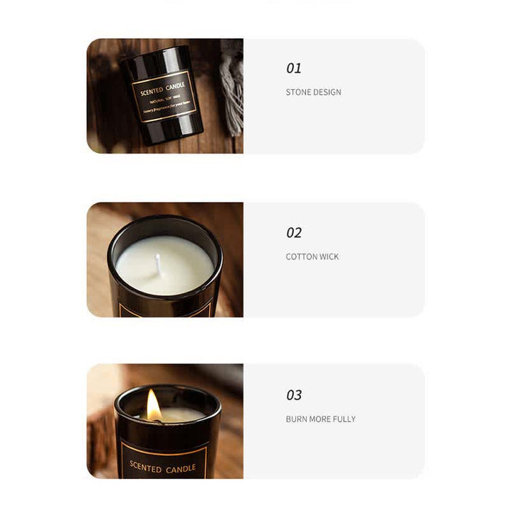 Blue Bell Pear Freesia Fragrance Meditation Prayer Scented Aromatherapy Soy Wax Candle - image 14