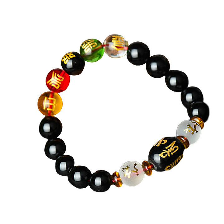 Tibetan Black Onyx Luck Bracelet - image 6