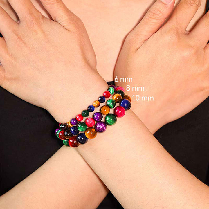 Buddha Stones Tiger Eye Resolve Courage Bracelet - image 9