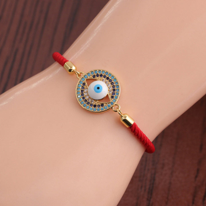 Buddha Stones Evil Eye Red String Protection Bracelet - image 2
