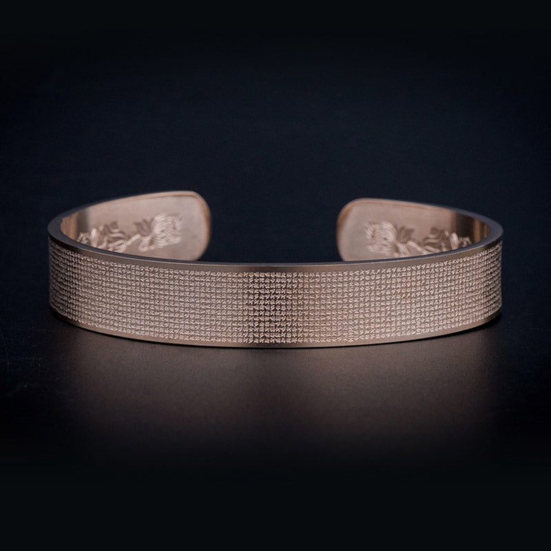 Buddha Stones Shurangama Mantra Engraving Titanium Steel Blessing Bracelet - image 15