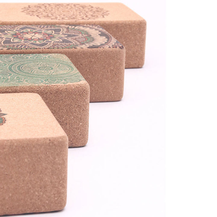 Buddha Stones Tibetan Mandala Mindful Yoga Cork Block - image 7