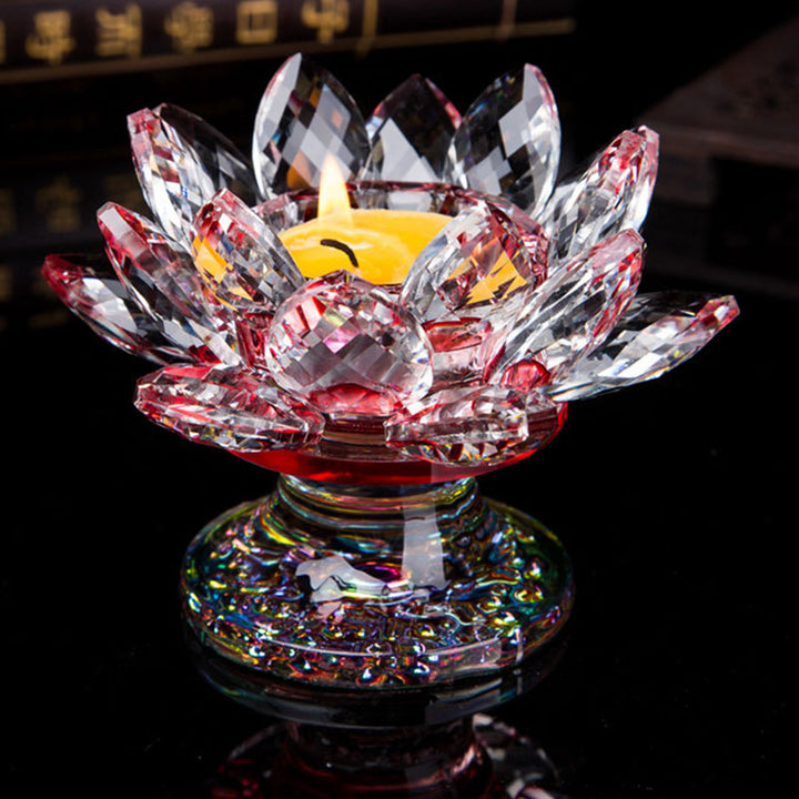 Tibetan Lotus Candlestick Ornament - 5 - image 7