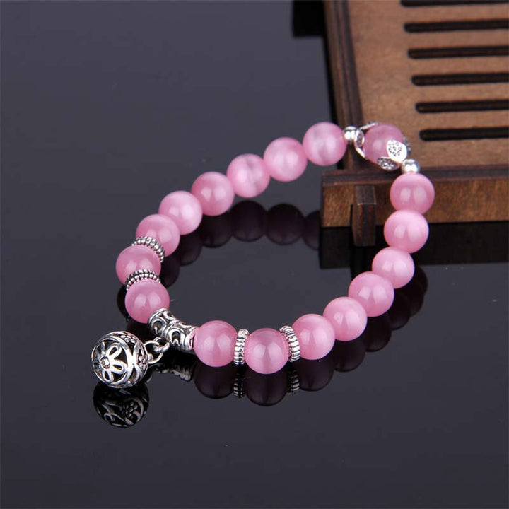 Buddha Stones Tibetan Cat Eye Lucky Bracelet - image 11