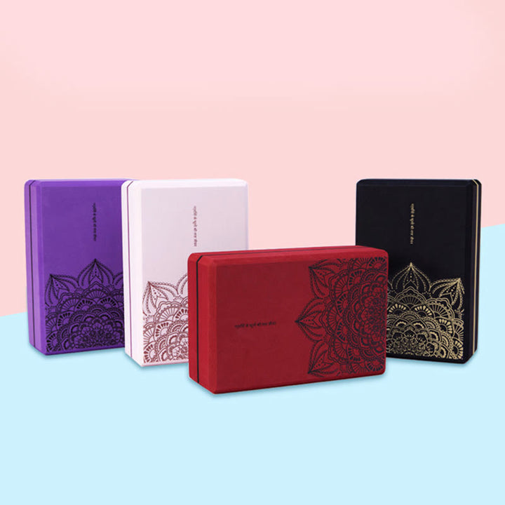 Buddha Stones Tibetan Mandala Mindful Soft Non-Slip Foam Yoga Block - image 12