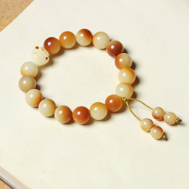 Buddha Stones Natural Bodhi Seed Lovely Paw Claw Peace Wisdom Bracelet - image 3