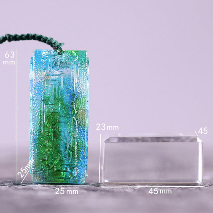 Buddha Stones Feng Shui Handmade Liuli Crystal Art Piece Home Office Decoration - image 10