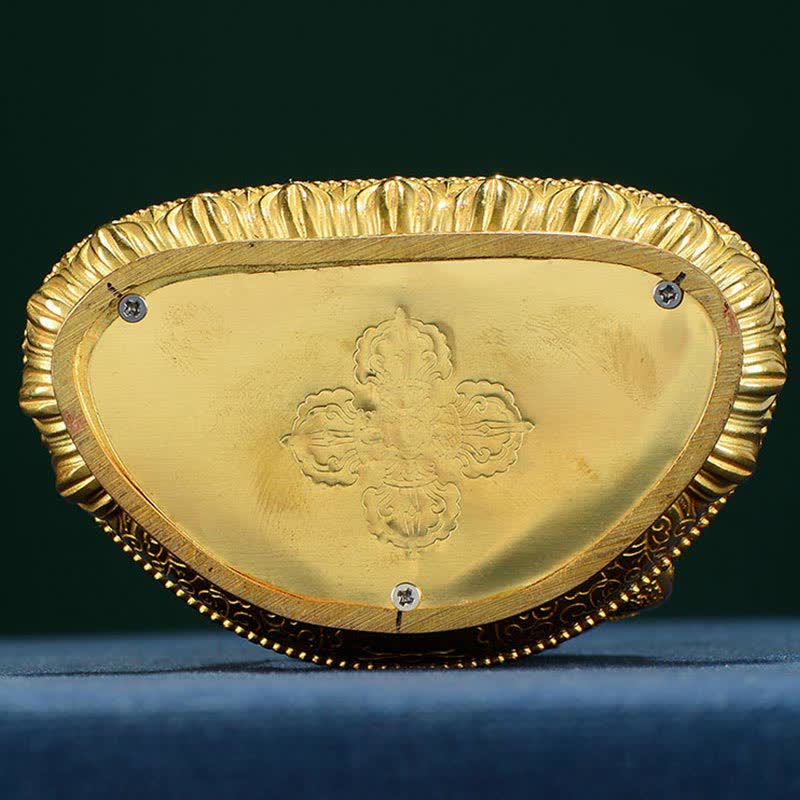 Buddha Stones Buddha Shakyamuni Figurine Enlightenment Copper Statue Home Offering Decoration - image 16